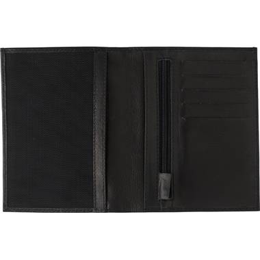 Kožená peňaženka s RFID ochranou, čierna